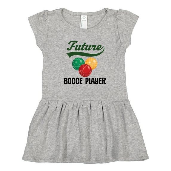 Inktastic Future Bocce Player Girls Toddler Dress