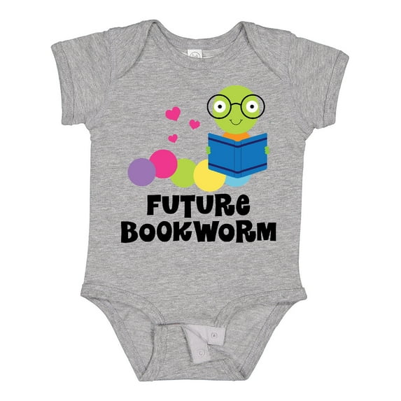 Inktastic Future Bookworm Boys or Girls Baby Bodysuit
