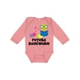 thumbnail image 1 of Inktastic Future Bookworm Boys or Girls Long Sleeve Baby Bodysuit, 1 of 5