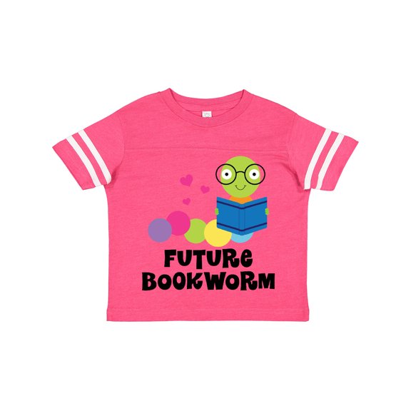 Inktastic Future Bookworm Boys or Girls Toddler T-Shirt