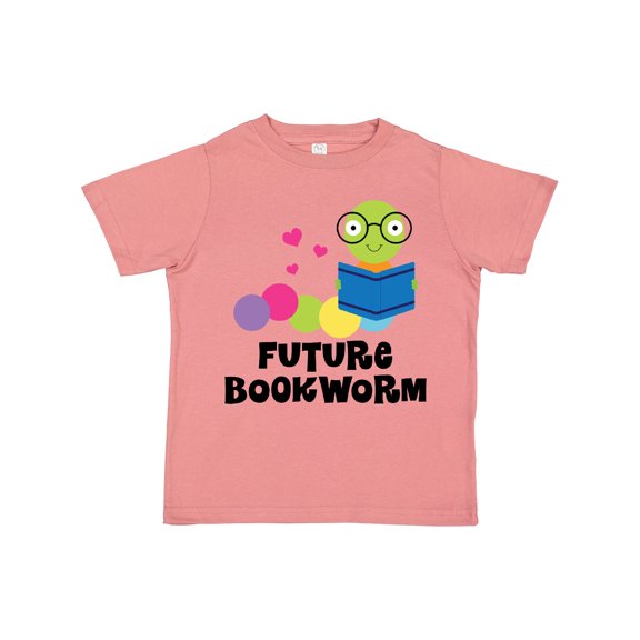 Inktastic Future Bookworm Boys or Girls Toddler T-Shirt