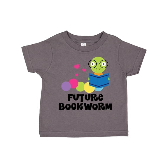 Inktastic Future Bookworm Boys or Girls Toddler T-Shirt