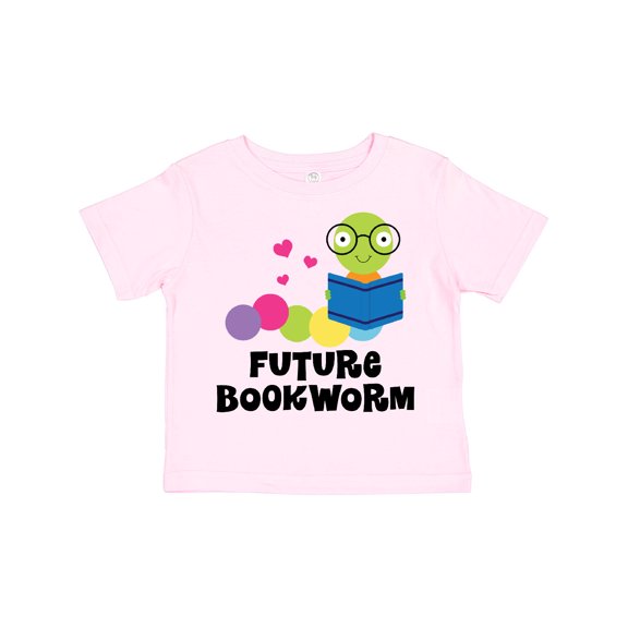 Inktastic Future Bookworm Boys or Girls Toddler T-Shirt