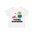 thumbnail image 1 of Inktastic Future Bookworm Boys or Girls Toddler T-Shirt, 1 of 5
