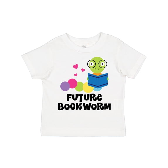 Inktastic Future Bookworm Boys or Girls Toddler T-Shirt
