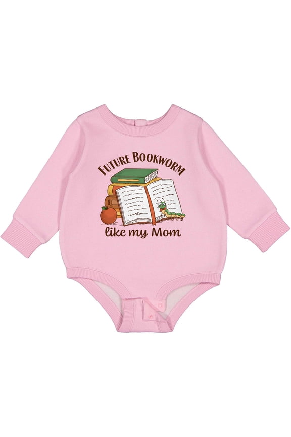 Future Bookworm Like My Mom Baby Fleece Bodysuit