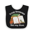 thumbnail image 1 of Inktastic Future Bookworm Like My Mom Boys or Girls Baby Bib, 1 of 4