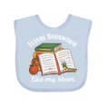 thumbnail image 1 of Inktastic Future Bookworm Like My Mom Boys or Girls Baby Bib, 1 of 4