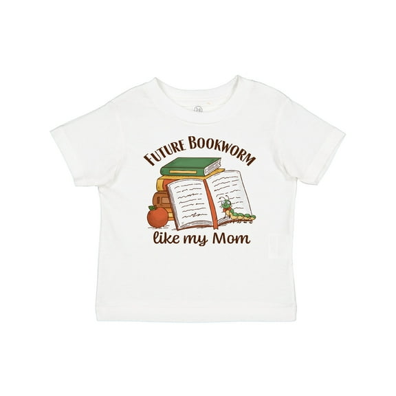 Inktastic Future Bookworm Like My Mom Boys or Girls Baby T-Shirt