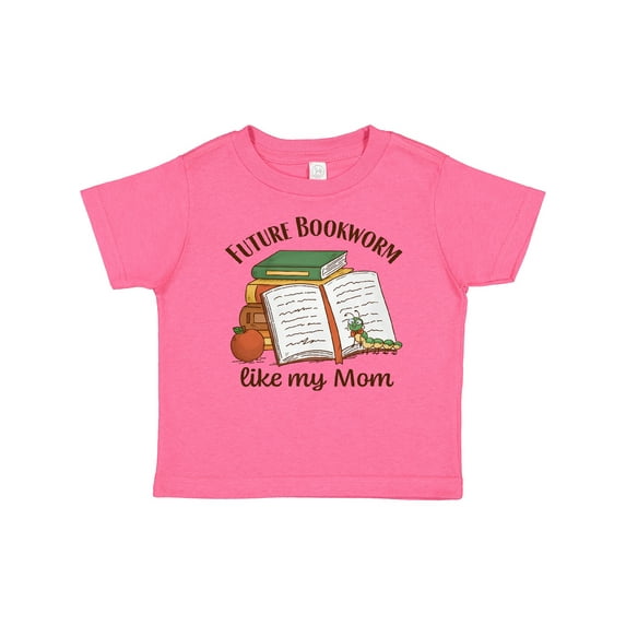 Inktastic Future Bookworm Like My Mom Boys or Girls Baby T-Shirt