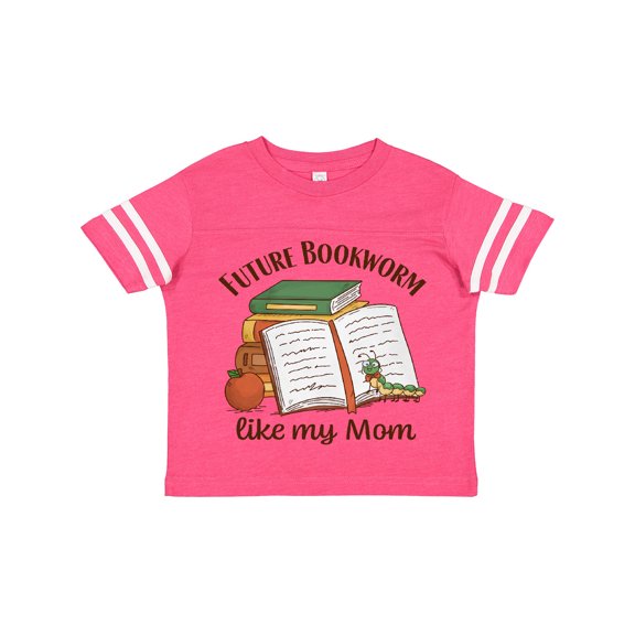 Inktastic Future Bookworm Like My Mom Boys or Girls Toddler T-Shirt