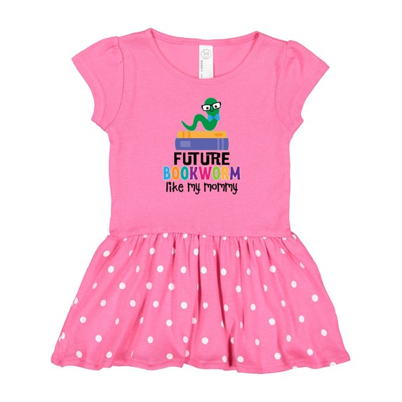 Inktastic Future Bookworm Like My Mommy Gift Baby Girl Dress