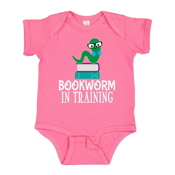 Inktastic Future Bookworm in Training Reading Boys or Girls Baby Bodysuit