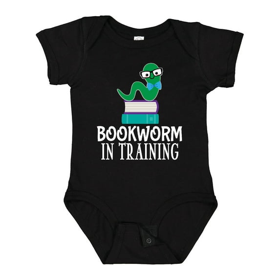 Inktastic Future Bookworm in Training Reading Boys or Girls Baby Bodysuit
