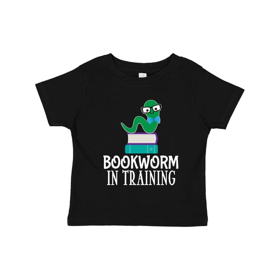 Inktastic Future Bookworm in Training Reading Gift Boys or Girls Toddler T-Shirt