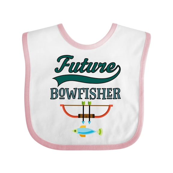 Inktastic Future Bow Fisher Hunting Fishing Boys Baby Bib