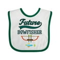 thumbnail image 1 of Inktastic Future Bow Fisher Hunting Fishing Boys Baby Bib, 1 of 4