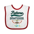 thumbnail image 1 of Inktastic Future Bow Fisher Hunting Fishing Boys Baby Bib, 1 of 4