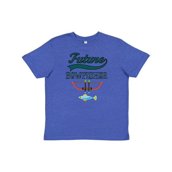 Inktastic Future Bow Fisher Hunting Fishing Youth T-Shirt