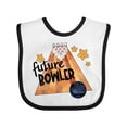 thumbnail image 1 of Inktastic Future Bowler Bowling Ball and Pins Boys or Girls Baby Bib, 1 of 4