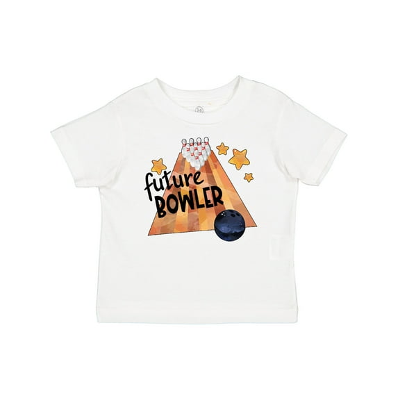 Inktastic Future Bowler Bowling Ball and Pins Boys or Girls Baby T-Shirt