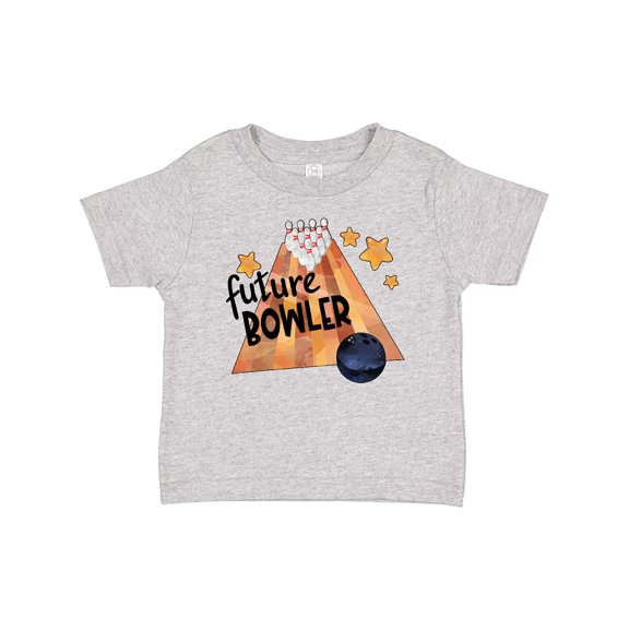 Inktastic Future Bowler Bowling Ball and Pins Boys or Girls Baby T-Shirt