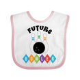 thumbnail image 1 of Inktastic Future Bowler Bowling Pins Boys or Girls Baby Bib, 1 of 4