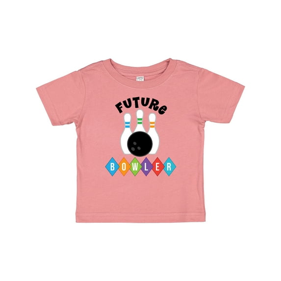 Inktastic Future Bowler Bowling Pins Boys or Girls Baby T-Shirt