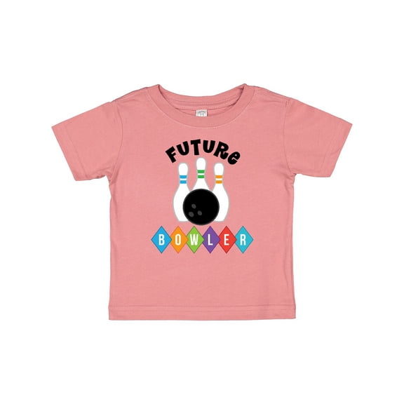 Inktastic Future Bowler Bowling Pins Boys or Girls Baby T-Shirt