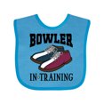 thumbnail image 1 of Inktastic Future Bowler Bowling Shoes Boys or Girls Baby Bib, 1 of 4