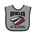 thumbnail image 1 of Inktastic Future Bowler Bowling Shoes Boys or Girls Baby Bib, 1 of 4