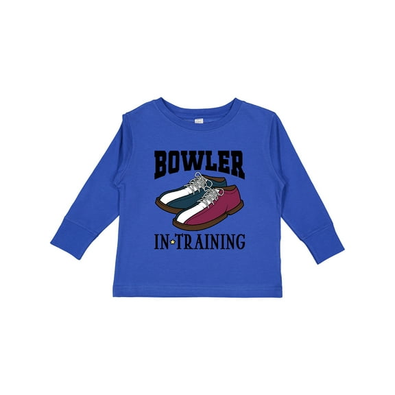 Inktastic Future Bowler Bowling Shoes Boys or Girls Long Sleeve Toddler T-Shirt