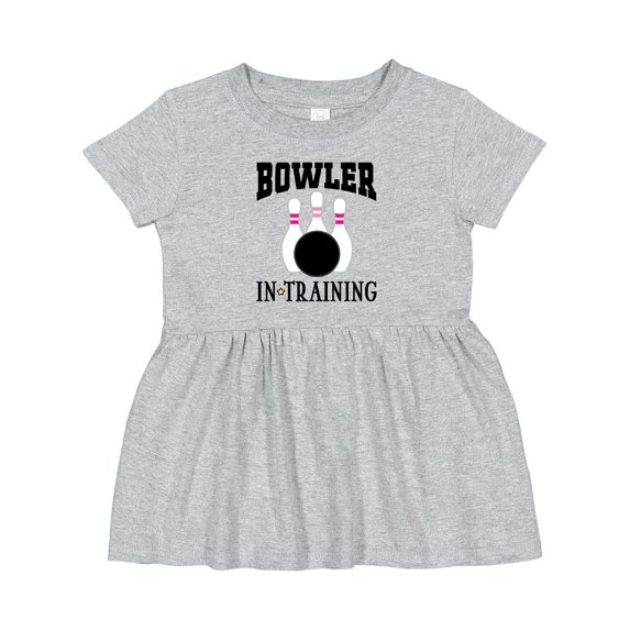 Inktastic Future Bowler Girls Bowling Pins Girls Baby Dress