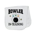 thumbnail image 1 of Inktastic Future Bowler in Training Bowling Baby Burp Cloth, 1 of 3