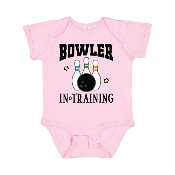 Inktastic Future Bowler in Training Bowling Boys or Girls Baby Bodysuit