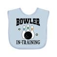thumbnail image 1 of Inktastic Future Bowler in Training Bowling Boys or Girls Baby Bib, 1 of 4
