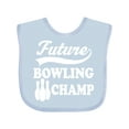 thumbnail image 1 of Inktastic Future Bowling Champ Childs Bowler Boys or Girls Baby Bib, 1 of 4