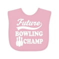 thumbnail image 1 of Inktastic Future Bowling Champ Childs Bowler Boys or Girls Baby Bib, 1 of 4