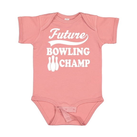 Inktastic Future Bowling Champ Childs Bowler Boys or Girls Baby Bodysuit