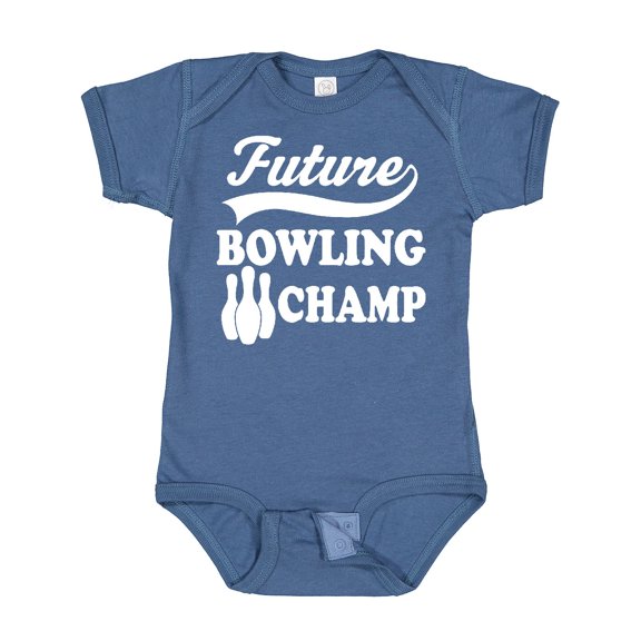 Inktastic Future Bowling Champ Childs Bowler Boys or Girls Baby Bodysuit