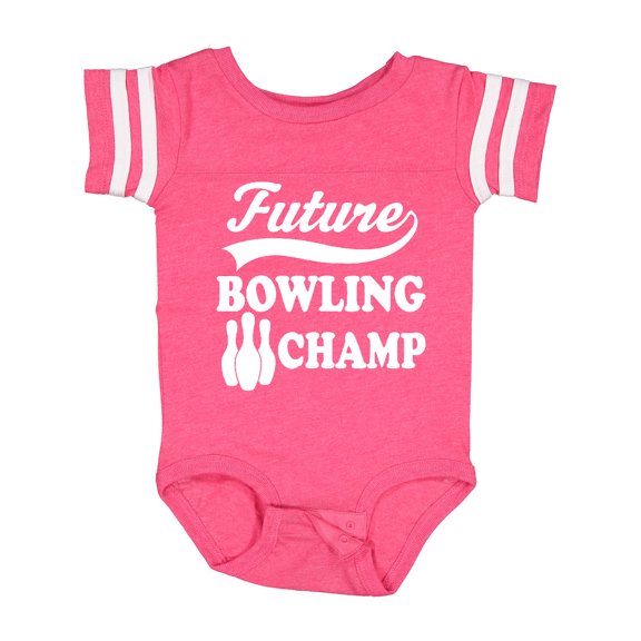 Inktastic Future Bowling Champ Childs Bowler Boys or Girls Baby Bodysuit