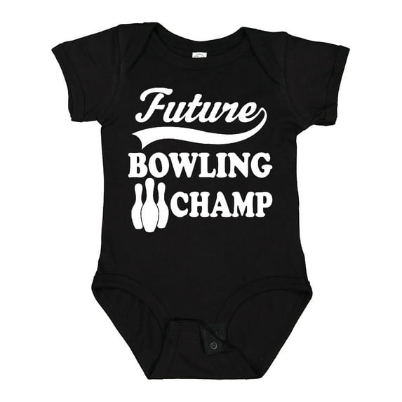 Inktastic Future Bowling Champ Childs Bowler Boys or Girls Baby Bodysuit
