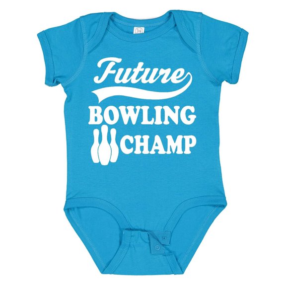Inktastic Future Bowling Champ Childs Bowler Boys or Girls Baby Bodysuit