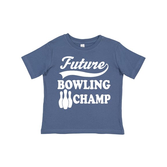 Inktastic Future Bowling Champ Childs Bowler Boys or Girls Toddler T-Shirt