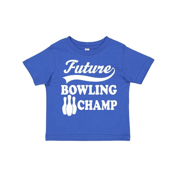 Inktastic Future Bowling Champ Childs Bowler Boys or Girls Toddler T-Shirt