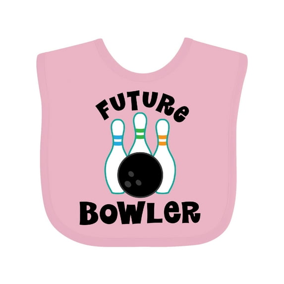 Inktastic Future Bowling Childs Bowling Boys or Girls Baby Bib