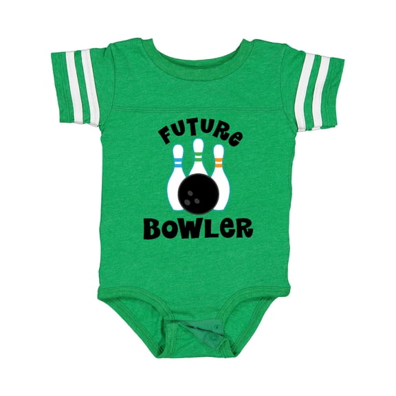 Inktastic Future Bowling Childs Bowling Boys or Girls Baby Bodysuit