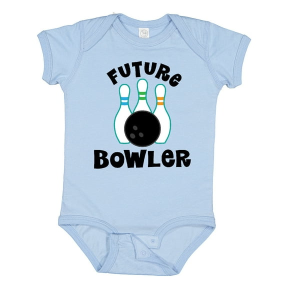 Inktastic Future Bowling Childs Bowling Boys or Girls Baby Bodysuit