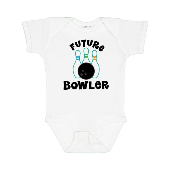 Inktastic Future Bowling Childs Bowling Boys or Girls Baby Bodysuit