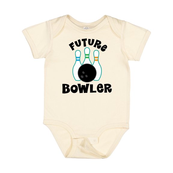 Inktastic Future Bowling Childs Bowling Boys or Girls Baby Bodysuit